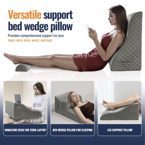 Adjustable Wedge Support Pillow - Ergonomic Sleeping Pillow - Image 13