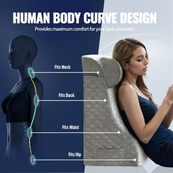 Adjustable Wedge Support Pillow - Ergonomic Sleeping Pillow - Image 14