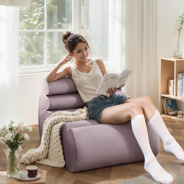 Fireside Bean Bag Chairs: Comfy Single Couch For Reading - Image 2