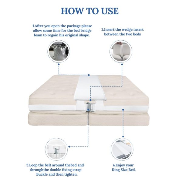 ECO-Layers Bed Bridge - Twin to King Converter Kit - Image 4