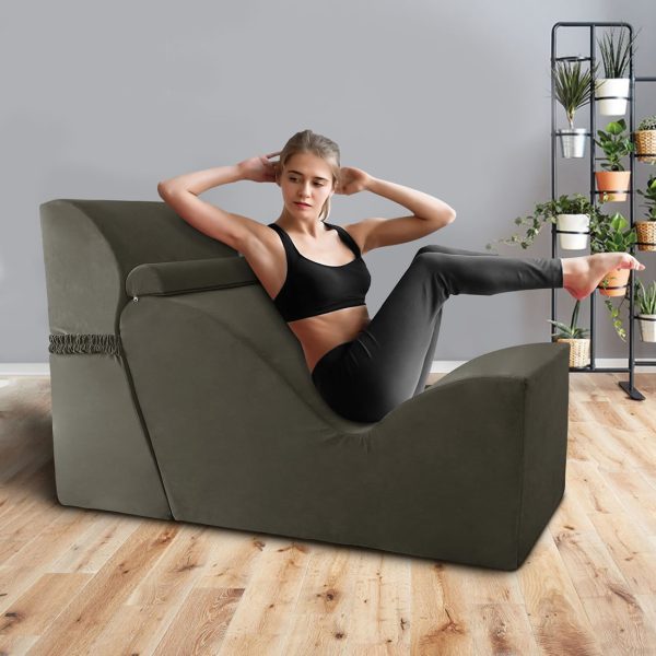 Curved Chaise Lounge Chair for Yoga and Relaxation - Image 6