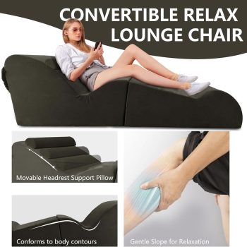 chaise lounge chair indoor for yoga 07