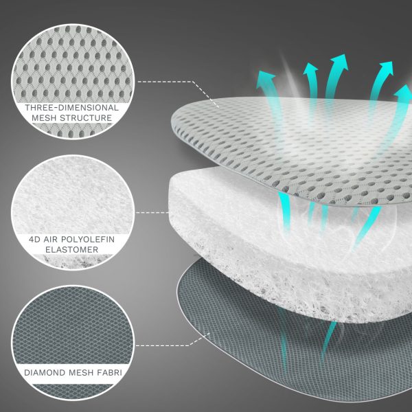 Breathable Support Seat Cushion for Pressure Relief - Image 11