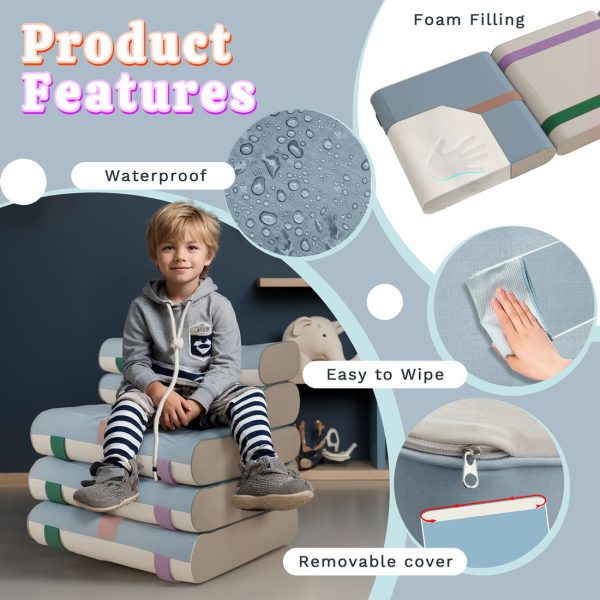 Multi-functional Creative Seat Cushion Folding Floor Bed - Image 4