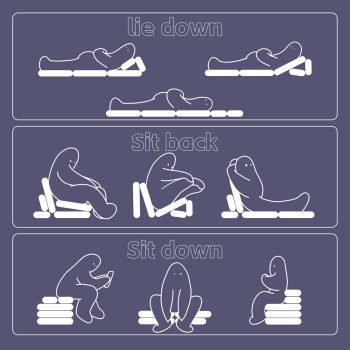creative seat cushion folding floor bed 04