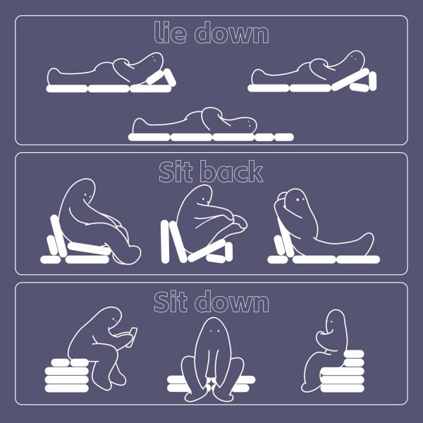 Multi-functional Creative Seat Cushion Folding Floor Bed - Image 3