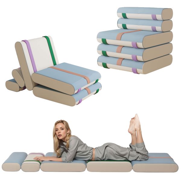 Multi-functional Creative Seat Cushion Folding Floor Bed