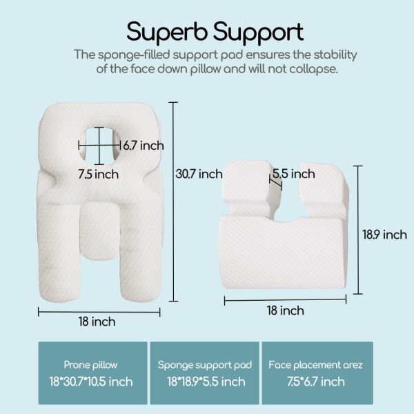 Face Down Pillow Prone Pillow Positioner For Side Sleeping - Image 7