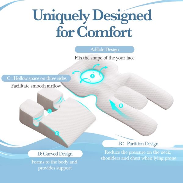 Face Down Pillow Prone Pillow Positioner For Side Sleeping - Image 10