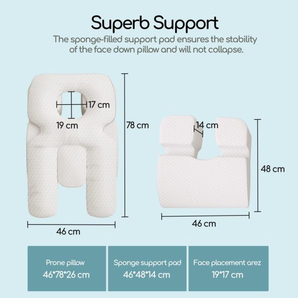 Face Down Pillow Prone Pillow Positioner For Side Sleeping - Image 12