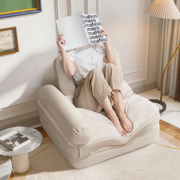 Foldable Reading Nook Cushion for Cozy Floor Seating - Image 3