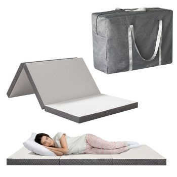 Portable Tri-fold Foam Mattress for Travel & Camping