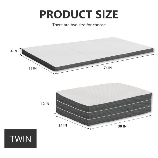 Portable Tri-fold Foam Mattress for Travel & Camping - Image 7