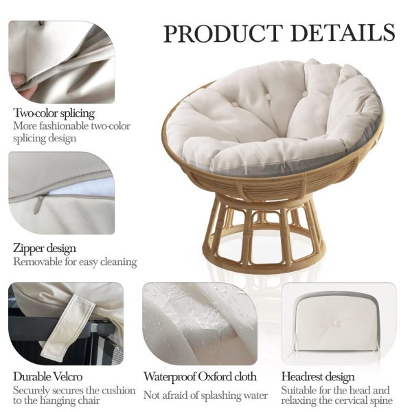 Hanging Chair Cushion - Comfortable and Stylish Egg Chair Pad - Image 4