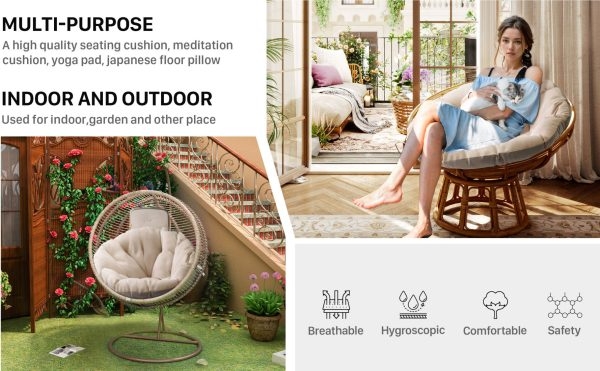Hanging Chair Cushion - Comfortable and Stylish Egg Chair Pad - Image 8