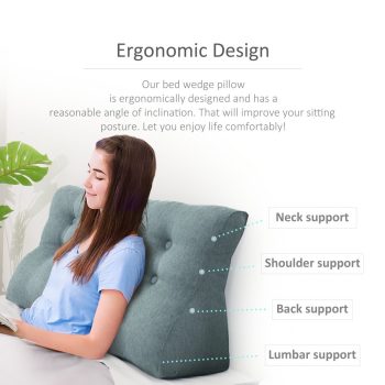 headboard pillow wedge bolster 773