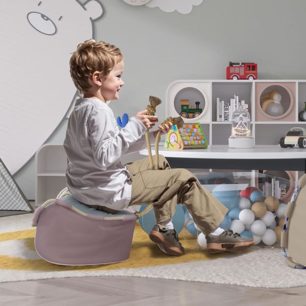 Kids Ottoman Footrest Stool - Flexible Seating - 2 Pcs Set - Image 2