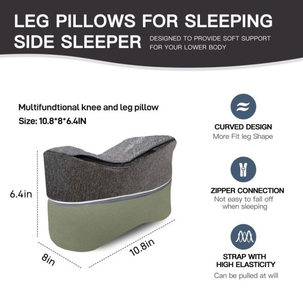 Knee Pillow for Side Sleepers - Hip Pain Relief and Better Sleep - Image 4