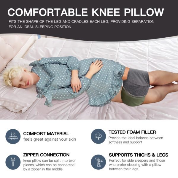 Knee Pillow for Side Sleepers - Hip Pain Relief and Better Sleep - Image 5