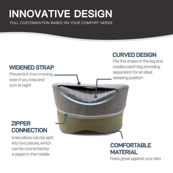 Knee Pillow for Side Sleepers - Hip Pain Relief and Better Sleep - Image 6