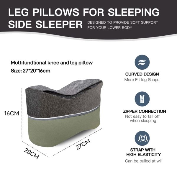 Knee Pillow for Side Sleepers - Hip Pain Relief and Better Sleep - Image 10