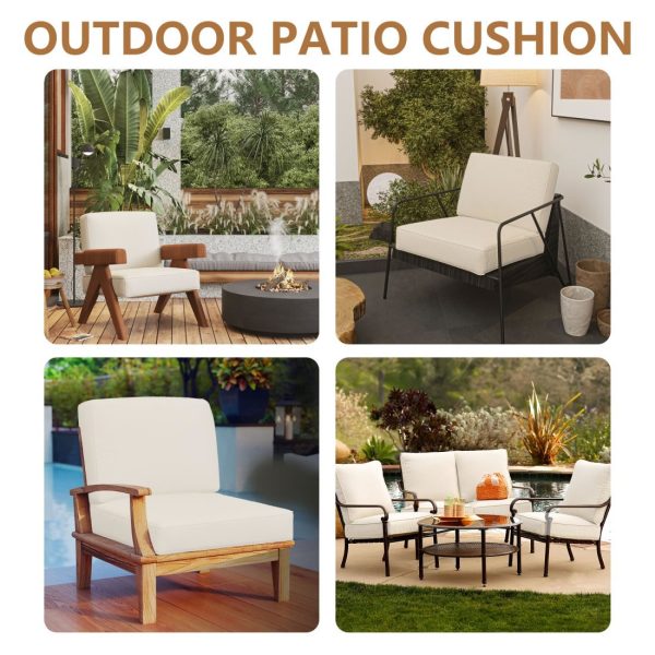Waterproof Outdoor Seat Cushions for Patio Furniture Set - Image 2