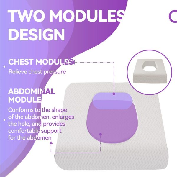 Pregnancy Pillow Stomach Sleeping Pillow With A Hole - Image 4