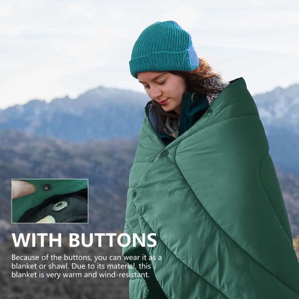 Puffy Waterproof Camping Blanket for Travel and Outdoor Activities - Image 6