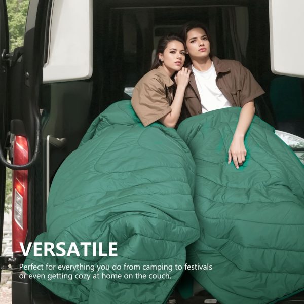 Puffy Waterproof Camping Blanket for Travel and Outdoor Activities - Image 3