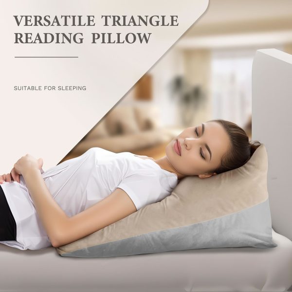 V Shaped Side Sleeper Pillow for Shoulder and Leg Relief - Image 6
