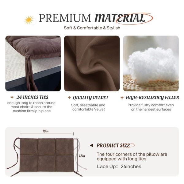 Ultimate Comfort Seat Cushions - Enhance Sitting Experience 4Pcs - Image 3