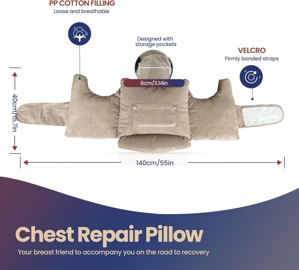 Thoracic Surgery Recovery Pillow Chest Repair Pillow - Image 6
