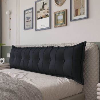 large flat body pillow black 1514
