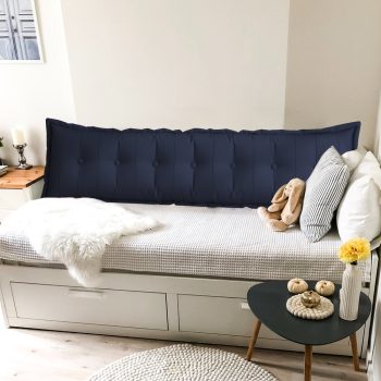 large flat body pillow blue 1478