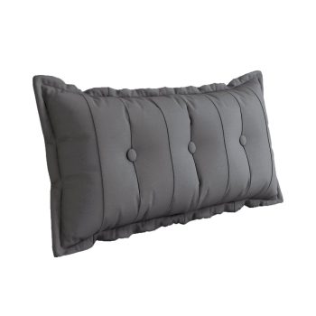 large flat body pillow gray 1502