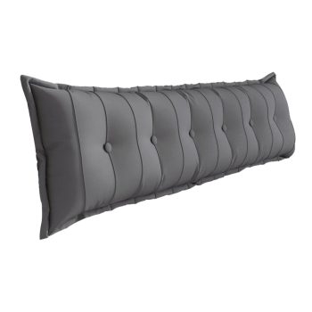large flat body pillow gray 1504