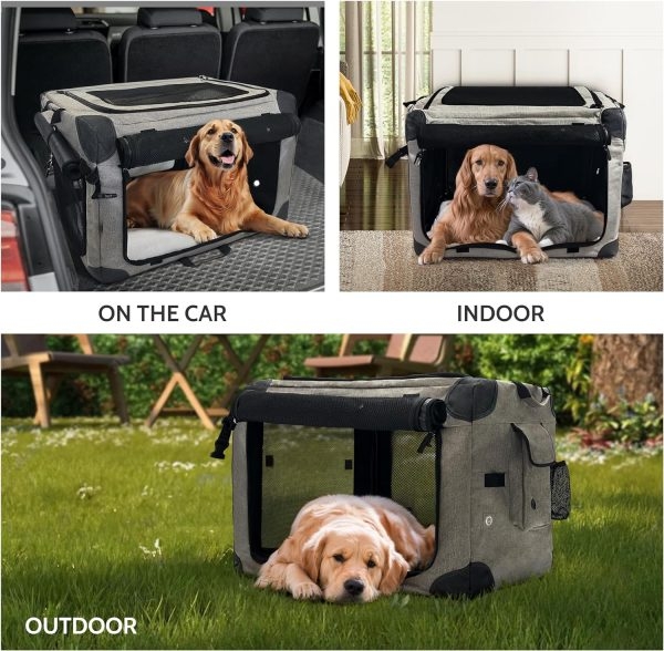 Versatile and Durable Travel Dog Crate for Medium Dogs - Image 2