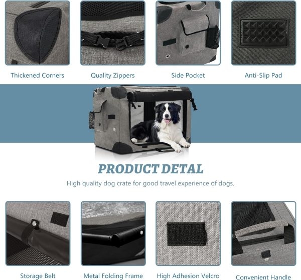 Versatile and Durable Travel Dog Crate for Medium Dogs - Image 3