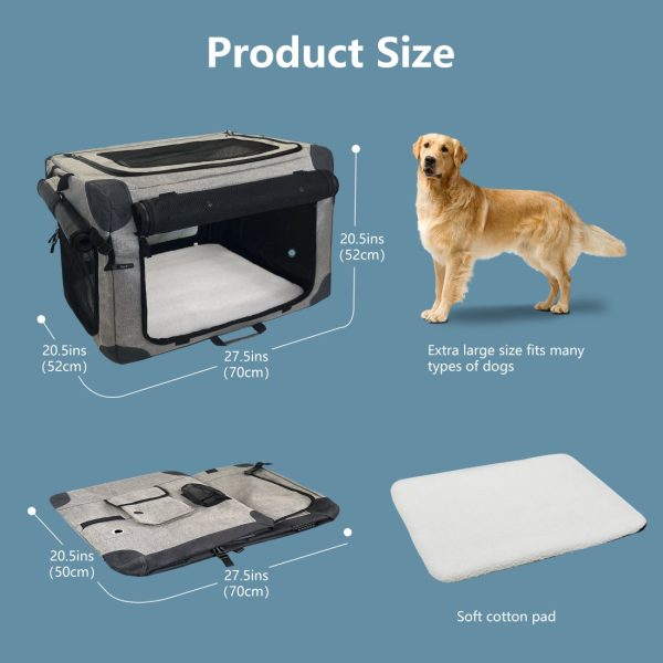 Versatile and Durable Travel Dog Crate for Medium Dogs - Image 9