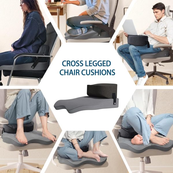 Cross Legged Meditation Chair Cushion for Yoga and Sitting - Image 4
