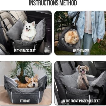 dog car seat with storage 08