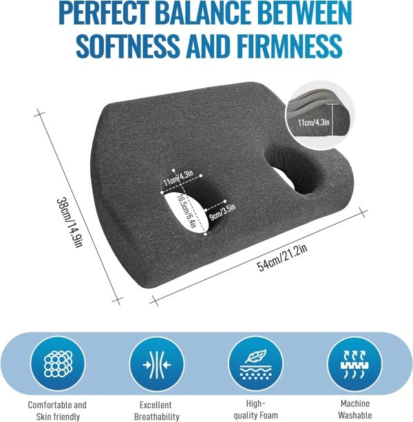 Ear Piercing Pillow For Side Sleepers Memory Foam With Holes - Image 3