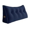 large wedge reading pillow blue 1882