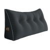 large wedge reading pillow gray 1897