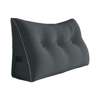 large wedge reading pillow gray 1909