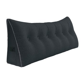 large wedge reading pillow gray 1911