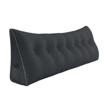 large wedge reading pillow gray 1912