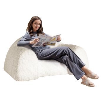 Plush Bean Bag Armchair for Adults, Teens, and Kids Sofa