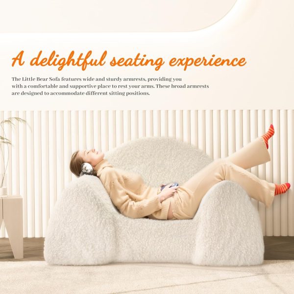 Plush Bean Bag Armchair for Adults, Teens, and Kids Sofa - Image 3