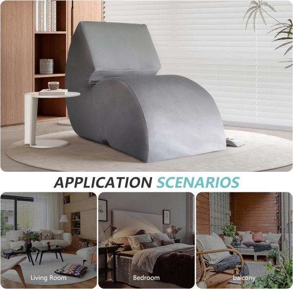 S-Shape Sofa - Versatile Floor Lounger for Rest & Relaxation - Image 3